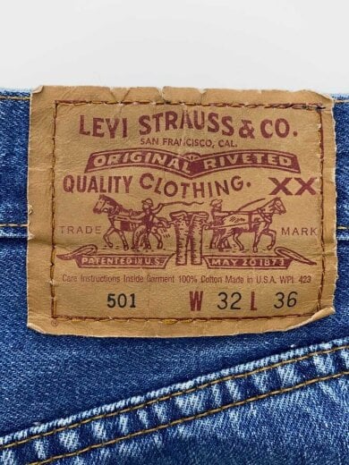 商品画像：501/90s/usa製/555/32/コットン/BLU 4