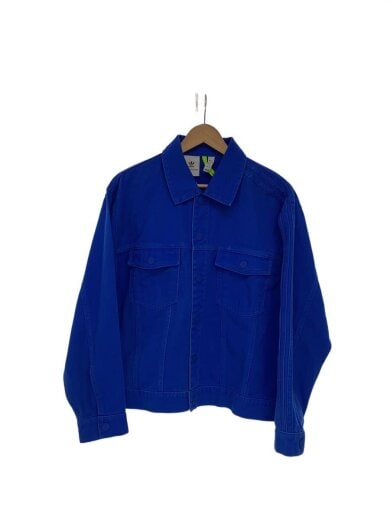 商品画像：ジャケット/M/コットン/BLU/無地/IU2460 1