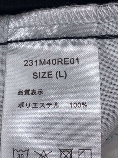 商品画像：スラックスパンツ/L/ポリエステル/BLK/231M40RE01 5