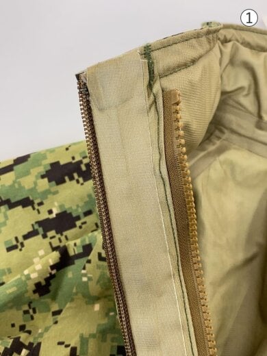 商品画像：ミリタリージャケット/S/ナイロン/KHK/カモフラ/8415-01-573-4768/TYPE 3 6