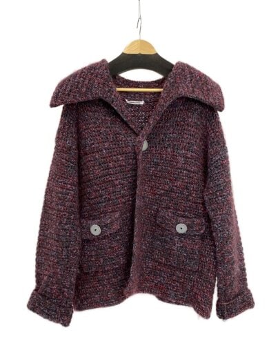 商品画像：3Mix Hand Crochet/DROP-SHOULDER JACKET/36/ウール/BRD/fu-o-kt002 1