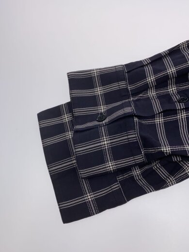 商品画像：長袖シャツ/46/コットン/NVY/チェック/cumu0001a0 S52960 6