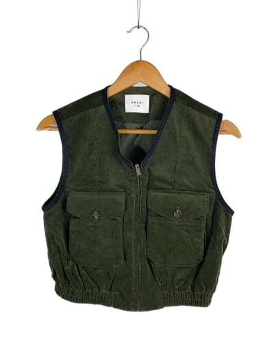 商品画像：23SS/MILITARY CORDUROY VEST/FREE/コットン/グリーン/02310461390 1