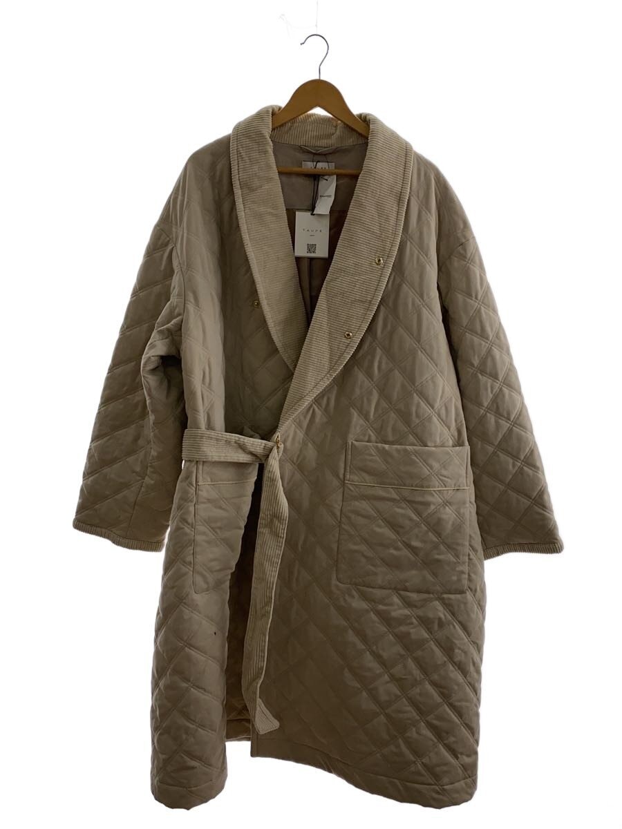 TAUPE / キルティングラウンジラップコート/3/--/BEG/TPM21303002
