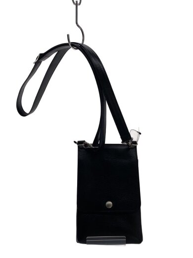 商品画像：23AW/SMARTPHONE SHOULDER POUCH/フォンポーチ/ショルダーバッグ/レザー/BLK// 1