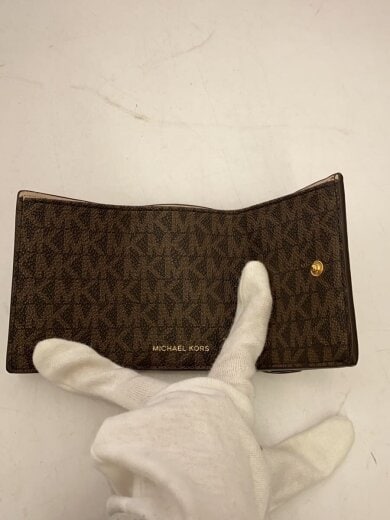 商品画像：3つ折り財布/レザー/BRW/総柄/レディース/32T0GT9E5B 4