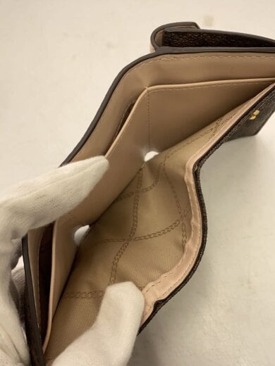 商品画像：3つ折り財布/レザー/BRW/総柄/レディース/32T0GT9E5B 6