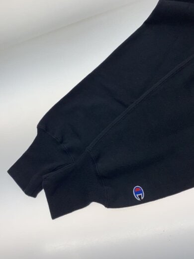 画像：Championデッドストック/90s/刺繍タグ/リバースウィーブ/目有/スウェット/L/コットン/BLK4