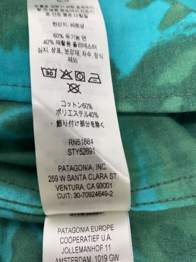 商品画像：24SS/半袖シャツ/L/コットン/GRN/総柄/52691SP24 4