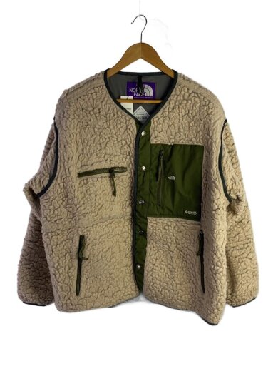 商品画像：REVERSIBLE FLEECE JACKET/M/ポリエステル/BEG// 1