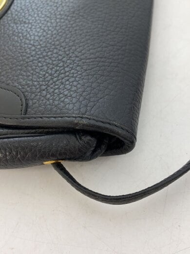 商品画像：オールド/CDロゴ/ショルダーバッグ/ハーフムーン/フラップ/レザー/ブラック 8