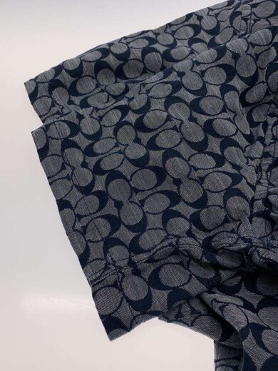 商品画像：ツレ・ホツレ・スレ有/半袖シャツ/XL/コットン/GRY/総柄/C7812// 6