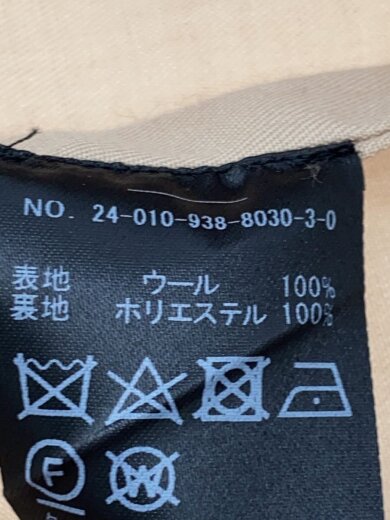 商品画像：ジャケット/--/ウール/BEG/24-010-938-8030-3-0 4