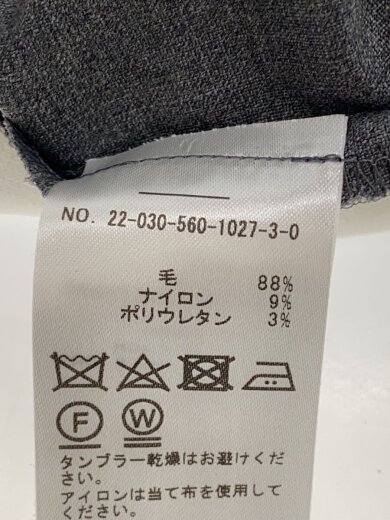 商品画像：Gentleman Pants/タグ付/パンツ/36/ウール/GRY/22-030-560-1027-3-0 5
