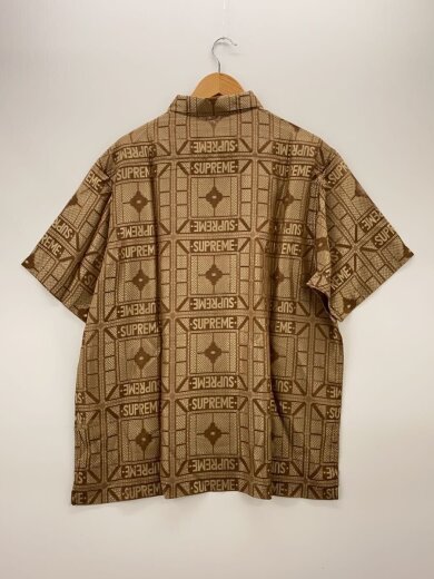 商品画像：Tray Jacquard S/S Shirt/半袖シャツ/XL/ポリエステル/BRW/総柄 2