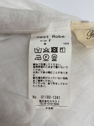 商品画像：シャツワンピース/FREE/リネン/WHT/01192-1241 4