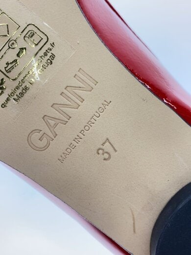 商品画像：EYELETS BOW BALLERINA NAPLACK/フラットパンプス/37/RED// 5