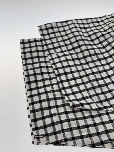 商品画像：半袖シャツ/2/コットン/WHT/チェック/595-5152552 5