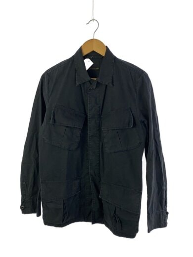 商品画像：長袖シャツ/M/コットン/BLK/0203AB06/色褪せ有 1