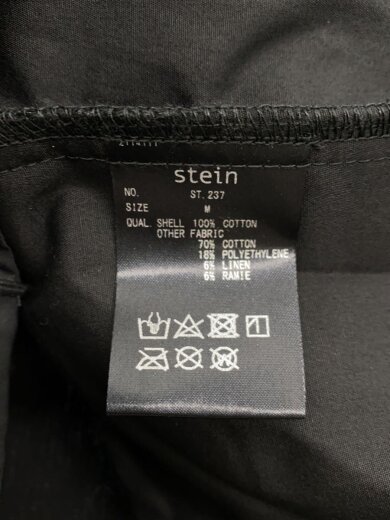 商品画像：OVERSIZED KNIT COMBINATION SHIRT/長袖シャツ/M/コットン/BLK/ST.237 4
