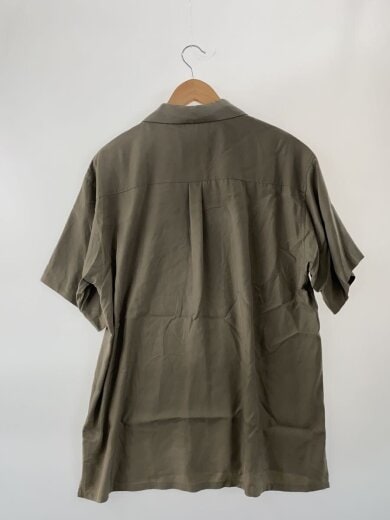 商品画像：OVERSIZED CUPRO OPEN COLLAR SS SHIRT/S/KHK/ST.523-1 2