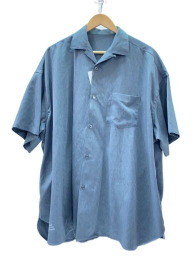 商品画像：COOLFIBER OPEN COLLAR S/S SHIRT/L/ポリエステル/GRY/FSC241-50132 1