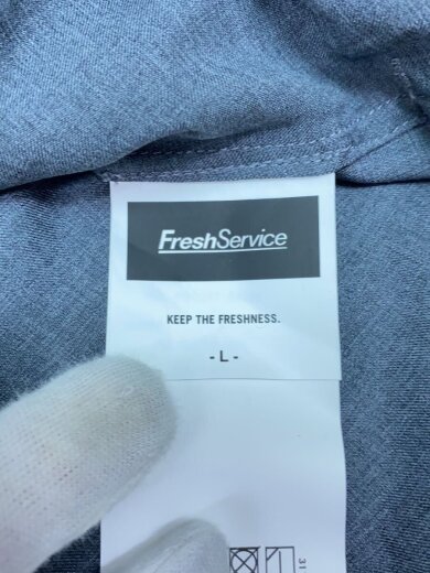 商品画像：COOLFIBER OPEN COLLAR S/S SHIRT/L/ポリエステル/GRY/FSC241-50132 4