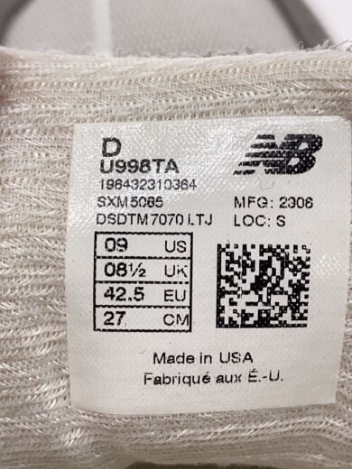 商品画像：U998/グレー/27cm/GRY// 5