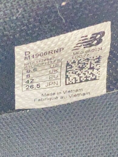 商品画像：M1906/クリーム/26.5cm/CRM 5