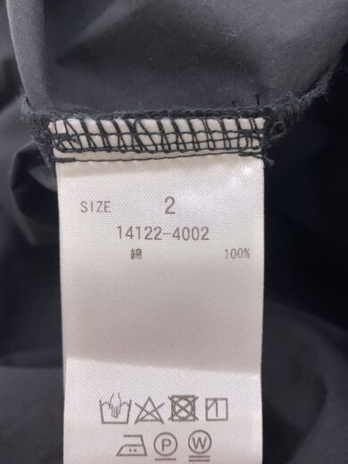 商品画像：長袖ブラウス/2/コットン/BLK/14122-4002 4