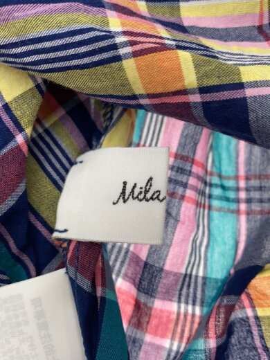 商品画像：半袖ブラウス/one/コットン/マルチカラー/チェック/09wft252175// 3