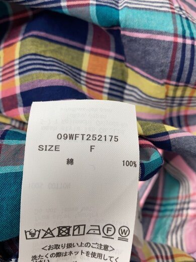 商品画像：半袖ブラウス/one/コットン/マルチカラー/チェック/09wft252175// 4