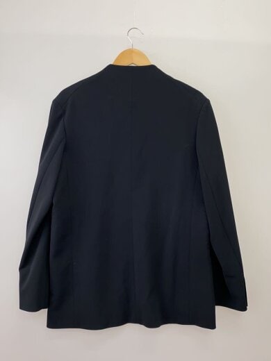 商品画像：Collarless Twill JK/38/ポリエステル/ブラック/12220107 2