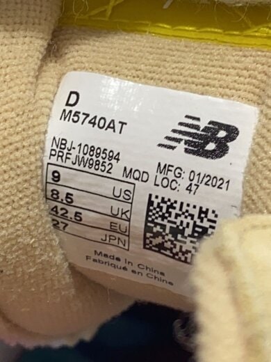 商品画像：M5740/マルチカラー/27cm/マルチカラー 5