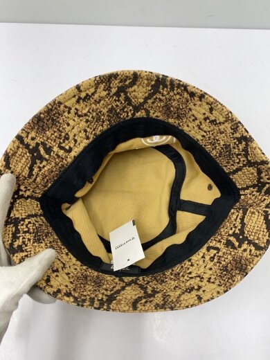 商品画像：バケットハット/--/ポリエステル/BEG/総柄/メンズ/パイソン 4