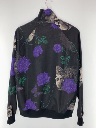 商品画像：Skull Rose Track Jacket ×Needles/ジャージ/L/ポリエステル/BLK/MR103 2