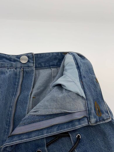 商品画像：Laces-up Denim Baggy Trousers/M/コットン/IDG/2324624002 3