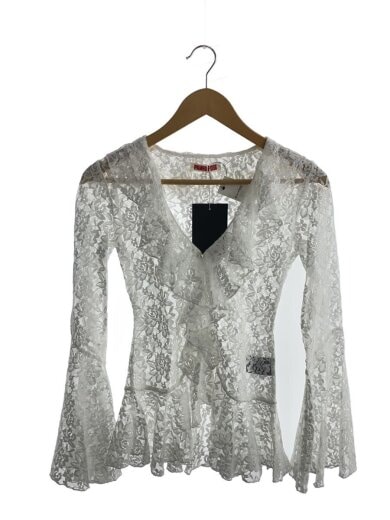 商品画像：Over Frills Lace Shirts/FREE/ナイロン/ホワイト/2325204005 1