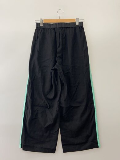 商品画像：リネンラインパンツ/38/リネン/ブラック/2252310// 2