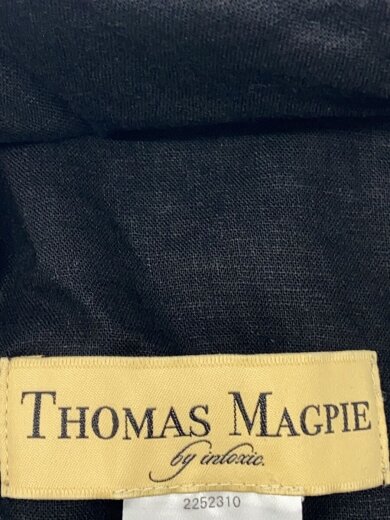 商品画像：リネンラインパンツ/38/リネン/ブラック/2252310// 4