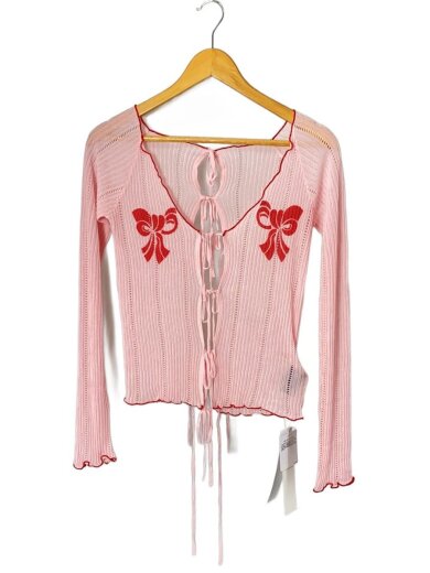 商品画像：PP Ribon Net Cardigan/FREE/レーヨン/PNK/2325228002 1