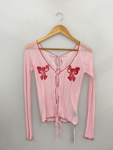 商品画像：PP Ribon Net Cardigan/FREE/レーヨン/PNK/2325228002 1