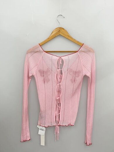商品画像：PP Ribon Net Cardigan/FREE/レーヨン/PNK/2325228002 2
