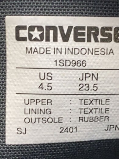 商品画像：別注/ALL STAR STAGE HI PP/ハイカットスニーカー/23.5cm/BLK/2324218001 5