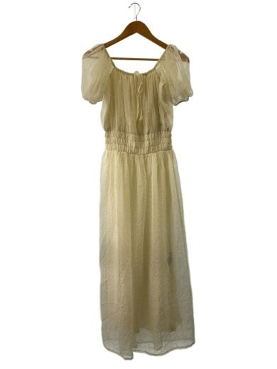 商品画像：Sheer Check 2way Dress/S/ポリエステル/ホワイト/2324503003 1