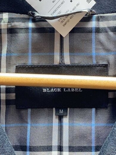 商品画像：コート/M/コットン/BLK/BMP32-403-09/裏地チェック 3