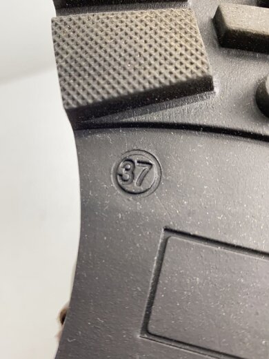 商品画像：レースアップブーツ/37/BRW/レザー/サイドジップ 5