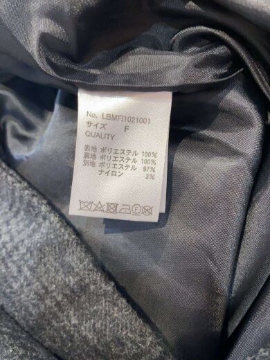 商品画像：コート/FREE/ポリエステル/GRY/チェック 4