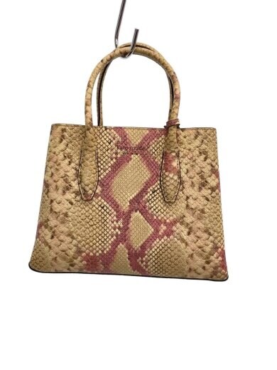 商品画像：スネークパイソン/エンボスレザー/エヴァスモールサッチェル2way/BEG×PNK/総柄/WKRU5871 1