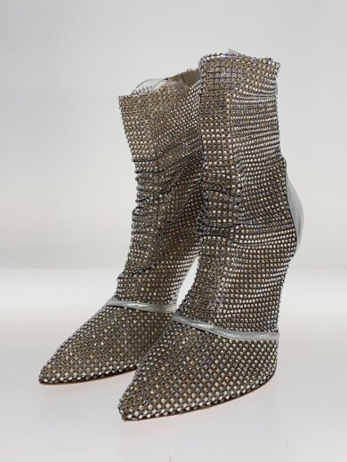 商品画像：ブーツ/38/SLV/ADORE BOOTIE/クリスタルスタッズブーティ 2
